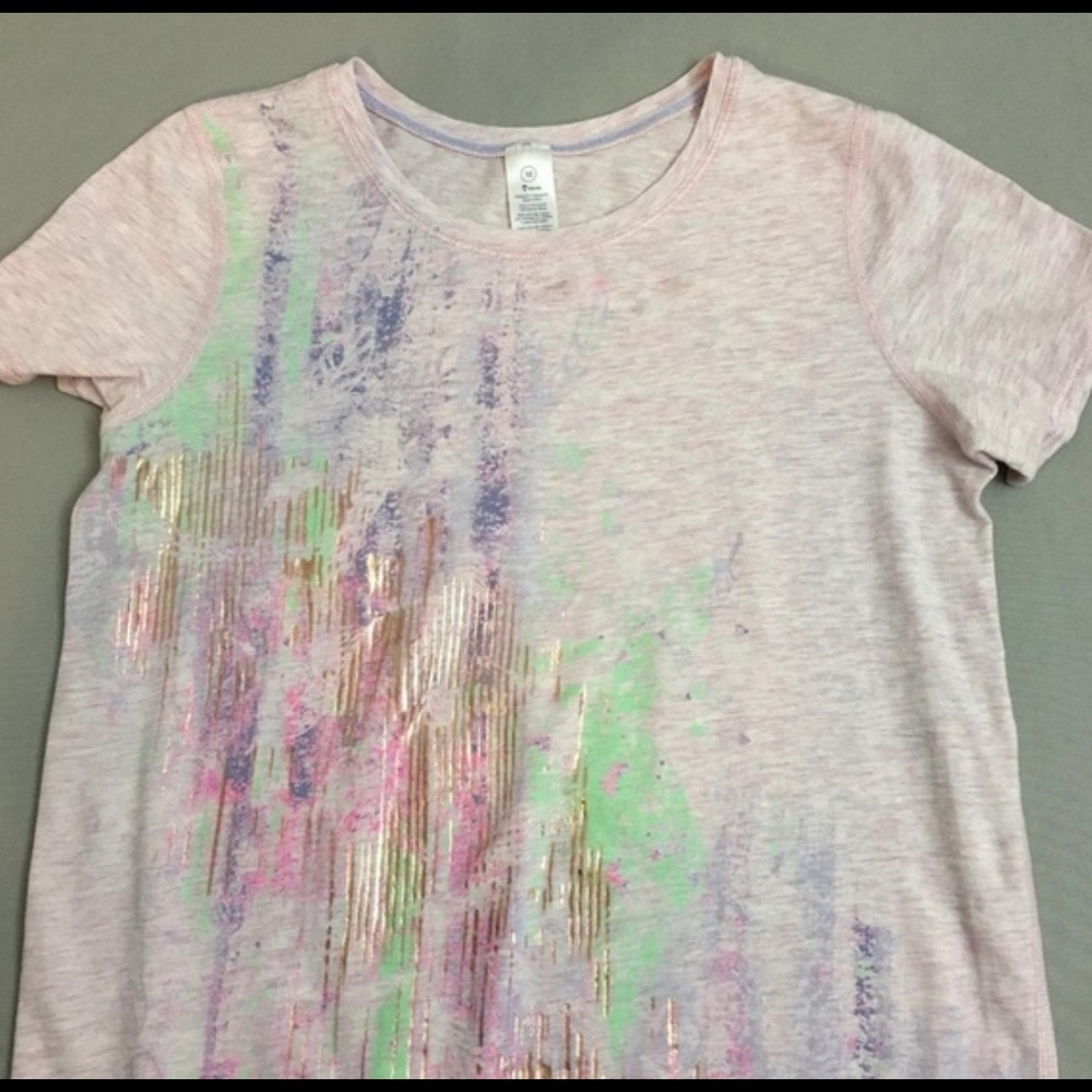 Pink Ivivva T-Shirt with Gold Embellishments